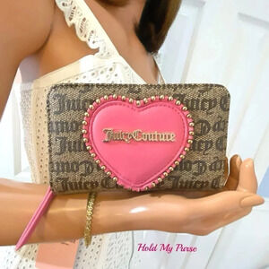Juicy Couture Love Never Dies Multicompartment Bifold Wallet NWOT